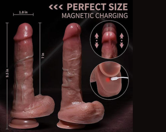Ophelia's Dream Realistic Vibrator with Remote Control Flesh