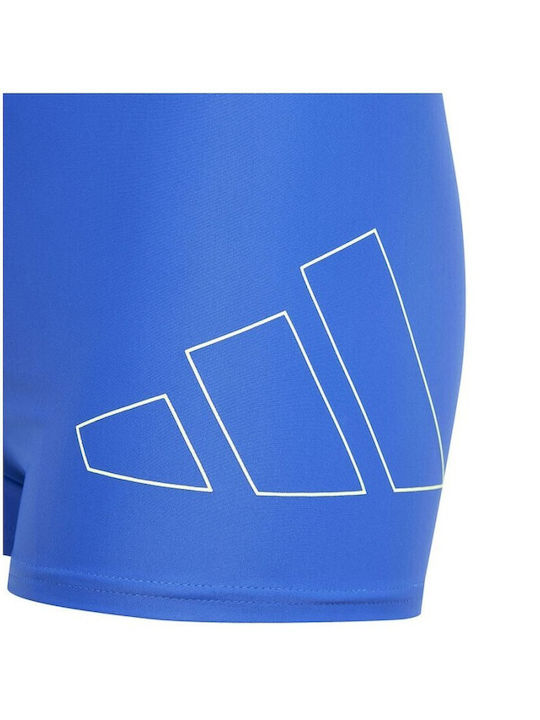 adidas Performance Big Bars Swim Boxers Costum de baie pentru copii Pantaloni scurți de înot Albastru