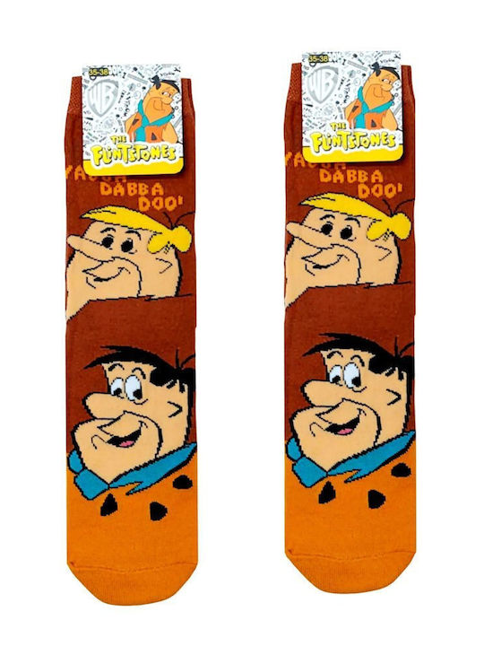 Warner Bros Kids' Socks Knee-High Flintstones Multicolored 3 Pairs