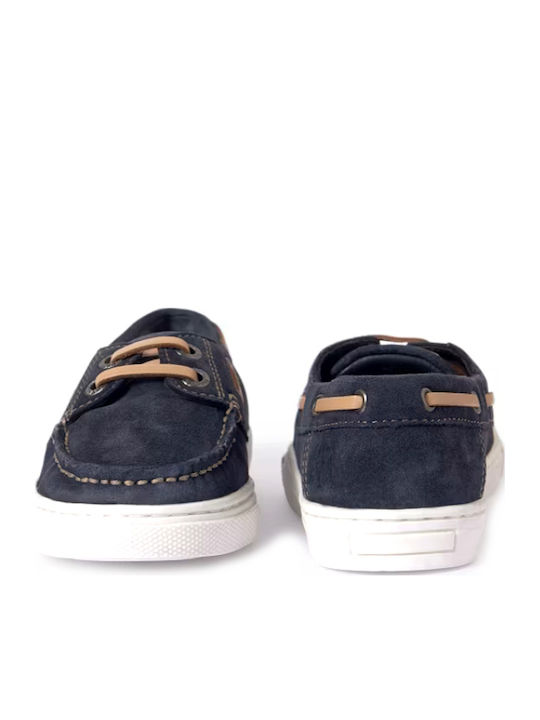 Mayoral Nautical Sustainable Leather Shoe Boy 24-45562-060 Navy Blue