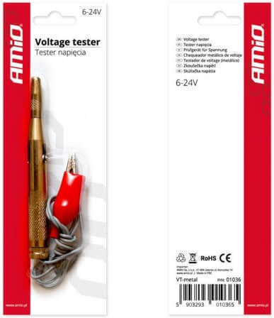 Auto Gs Ανιχνευτής Τάσης 17522 με Εύρος Μέτρησης 12 - 12V