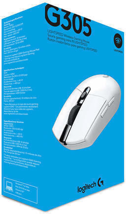 Logitech G305 Lightspeed Ασύρματο RGB Gaming Ποντίκι 12000 DPI Λευκό