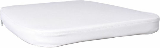 Woodwell Waterproof Garden Chair Cushion Destiny White 2pcs 42x43cm. Ε370,Μ