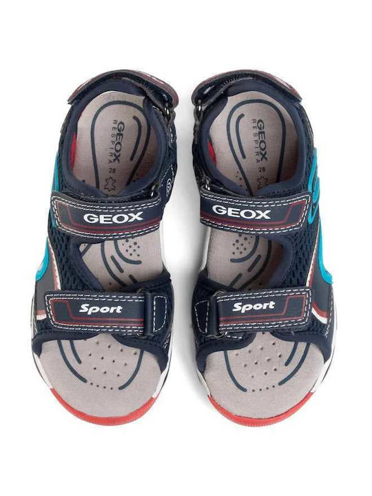 Kids' Sandals Anatomic with Velcro & Lights Navy Blue