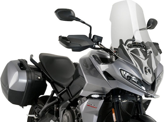 Puig TOURING SCREEN Motorcycle Windshield & Windscreen Transparent Visor for Triumph Tiger 10450