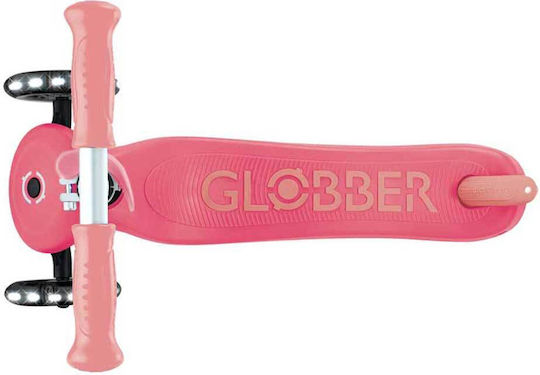 Globber Детска Тротинетка Primo Plus Glow Lights С Три Колела За 3+ Години Розова