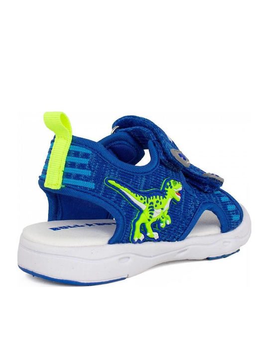 Kids' Sandals with Velcro & Lights Blue