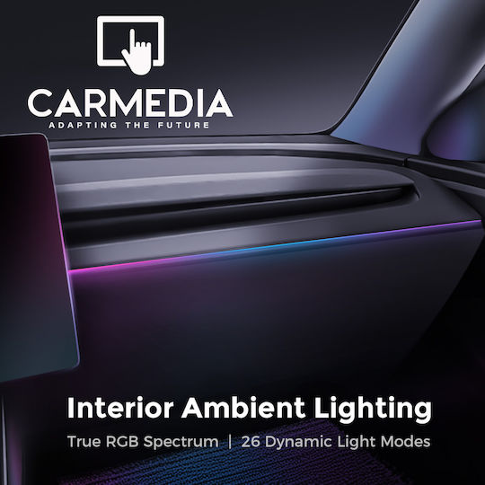 Carmedia Innenraum-Dekorationsbeleuchtung für Autos Carmedia RGB Farbe