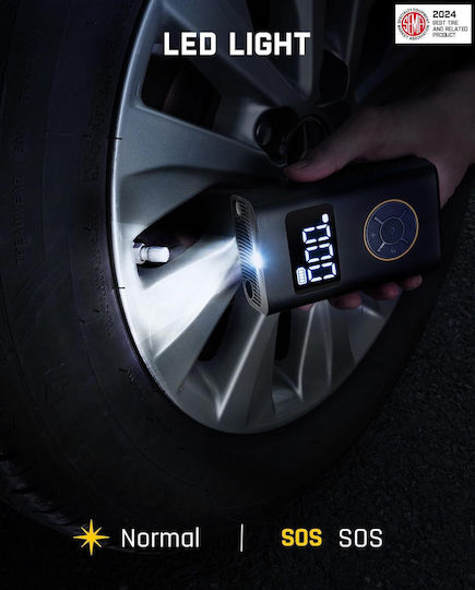 Car Tire Pump X9 Pro 150PSI Rechargeable 12V