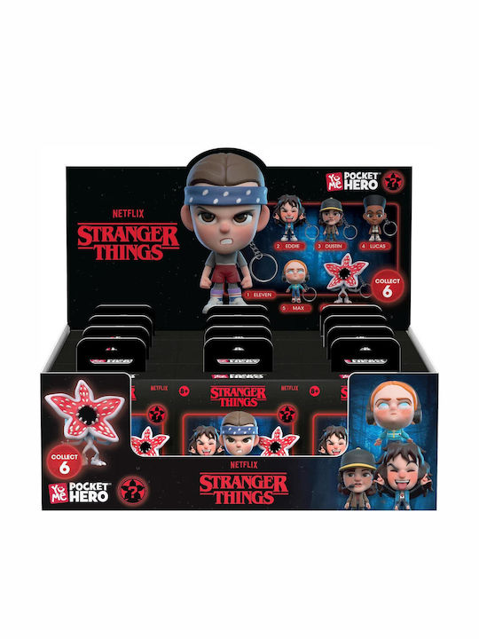 Yume Schlüsselanhänger Pocket Hero Stranger Things Blind Box 1 Stück Zufallsauswahl