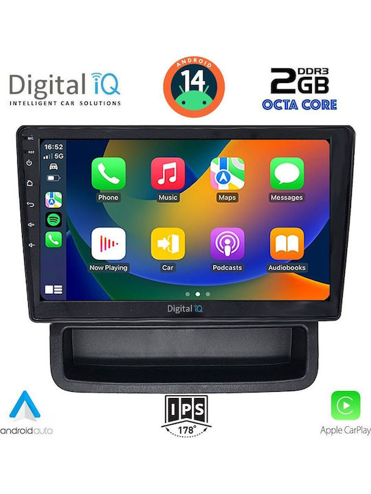 Digital IQ Car Audio System for Opel Vivaro Renault Trafic Nissan Primastar 2004-2015 (Bluetooth/USB/WiFi/GPS/Apple-Carplay/Android-Auto) with Touch Screen 10"