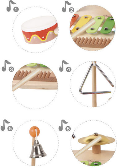 Classic World Ξύλινο Σετ Musical Instruments