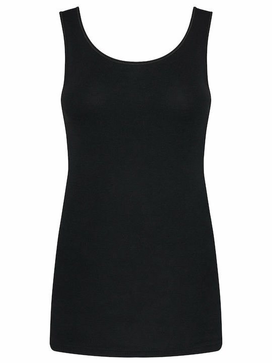 Katia Basics Αμάνικο Βαμβακερό Μαύρο Γυναικείο Φανελάκι