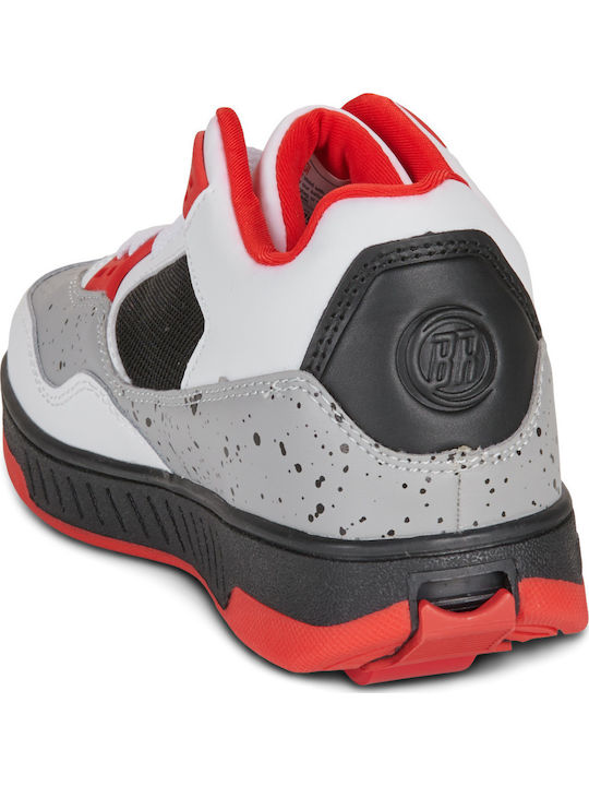 Kinder Sneakers mit Rollen Weiß