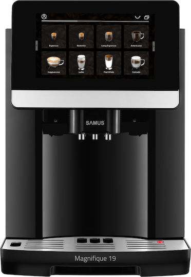 Samus Automat de Espresso 1450W Presiune 19bar pentru Cappuccino Gri