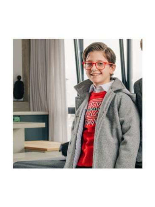 Energiers Kinder Mantel mit Kapuze Gray