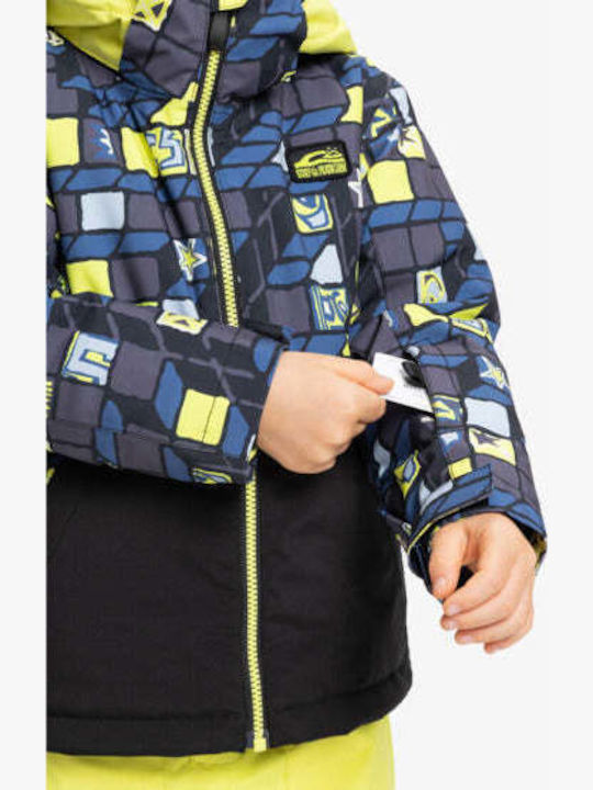 Little Mission Waterproof Kids Casual Coat with Lining and Hood Yellow
