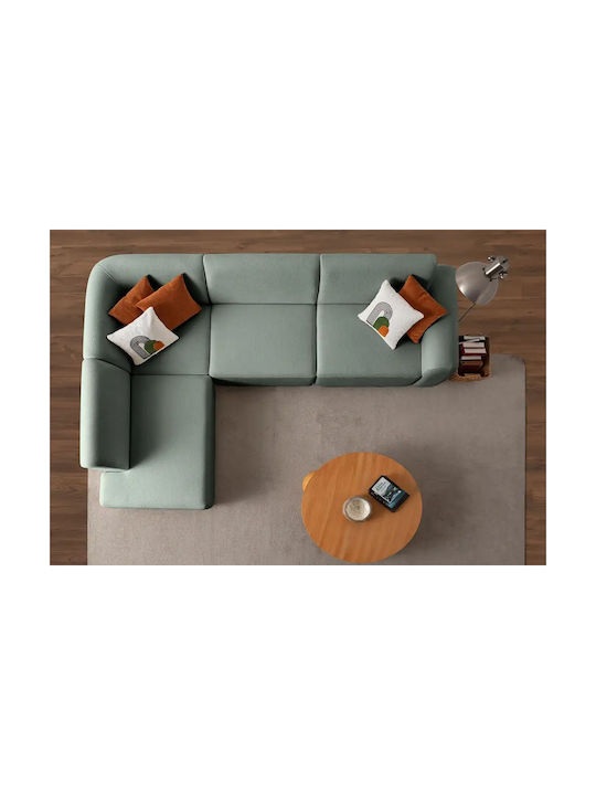 S-loft Colțar Canapea cu Colțul Stâng Verde Marin 206x290x85 cm