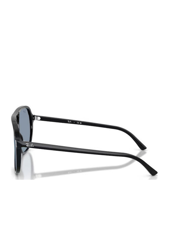 Ray Ban Bill Мъжки Слънчеви Очила с Черна Пластмасова Рамка и Сини Лещи RB2198 901/56