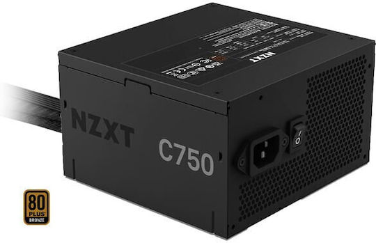 NZXT C750 750W Black Computer Power Supply Full Wired