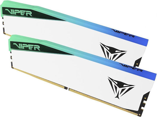Patriot Viper Elite 5 DDR5 48GB RAM with 2x24GB Modules for Desktop