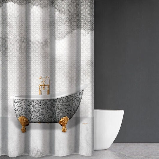 Saint Clair 110 Duschvorhang Stoff 180x200cm Gray 1728030120001 Saint Clair 110 Duschvorhang Stoff 180x200cm Gray 1728030120001