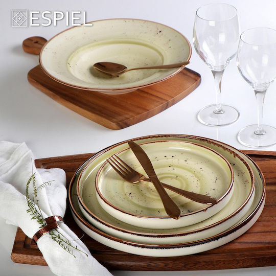 Espiel Terra Чиния Плитко Зелен 21см 6бр