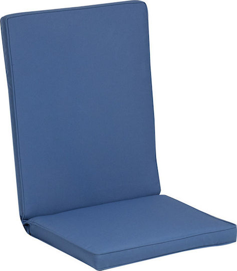 TnS Pernă Scaunului De Grădină Cu Spătar Albastră 94.5x43.5cm