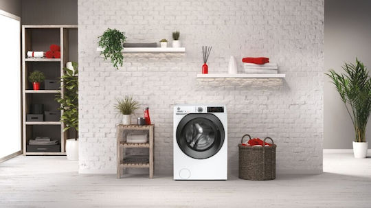 Hoover HD 495AMBB/1-S Waschtrockner 9kg/5kg Dampf 1400 Umdrehungen mit Wi-Fi