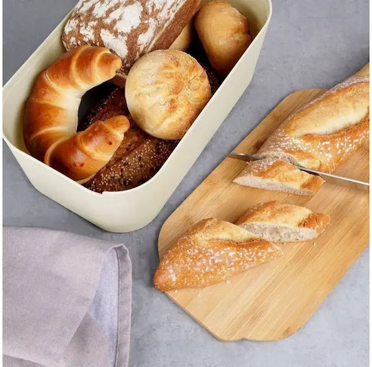 Bread Box Bamboo Board Cream 259303
