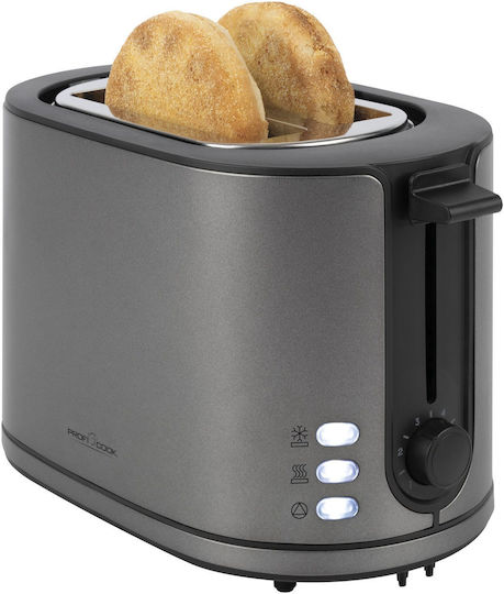 Profi Cook Pc-ta Toaster 2 Schlitze Gray