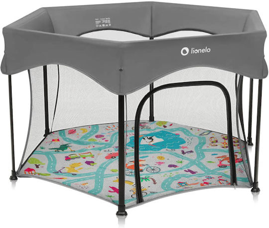 Lionelo Roel Plus Laufstall Mit Mehrfarbiger Matratze 135x135cm