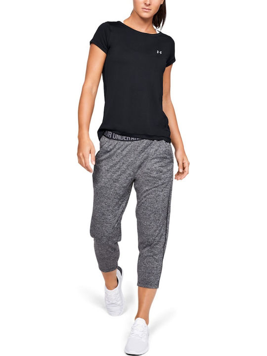 HeatGear Γυναικείο T-shirt Fast Drying Μαύρο