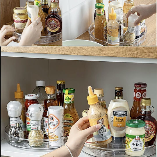 Rotating Fridge Organiser Base for Jars & Sauces