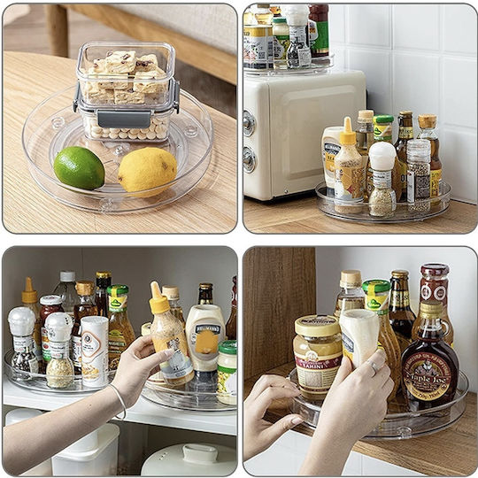 Rotating Fridge Organiser Base for Jars & Sauces