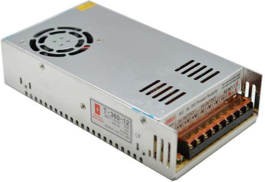 Метално LED Захранване 220v 12v 360w 30a