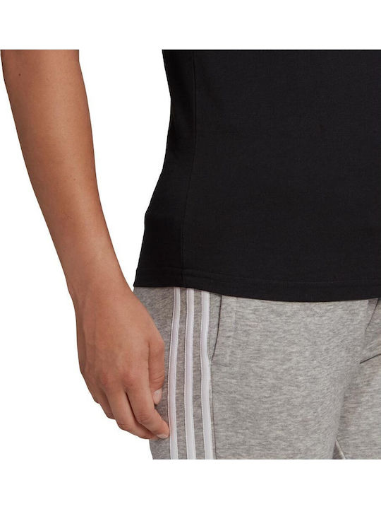 3 Stripes Γυναικείο T-shirt Μαύρο
