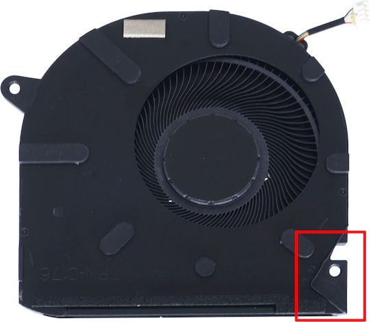 Ανεμιστηράκι Laptop Gpu Cooling Fan Hp Envy 17-da 17t-da 17t-da000 17-da0097nr 17-da0004nv 17-da0xxx 17-da0004nia C84e1ea 17-da0004nk Bu6m7ea Discrete Graphics Tpn-c176 N87225-001 Eg50050s1-cp41-s9a 4pin Κωδ.81545