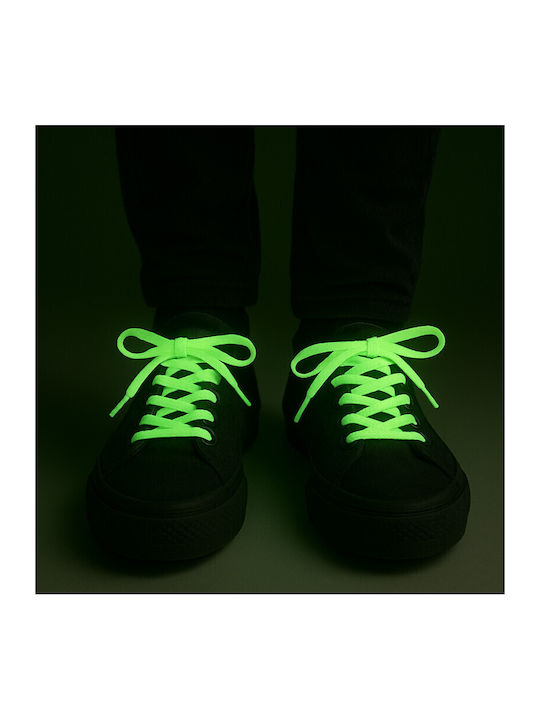 Glow-in-the-dark Grüne Schnürsenkel Textil 1,25 m