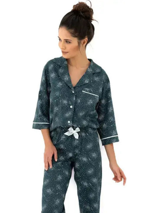 Sensis Winter Women's Pyjama Set Green