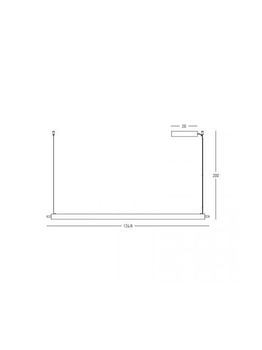 Zambelis Lights Pendant Light Yellow 124.6x200cm