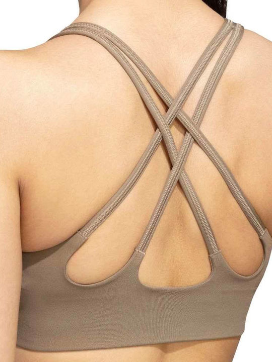 By Stella Mccartney Women's Sports Bra without Padding Brown