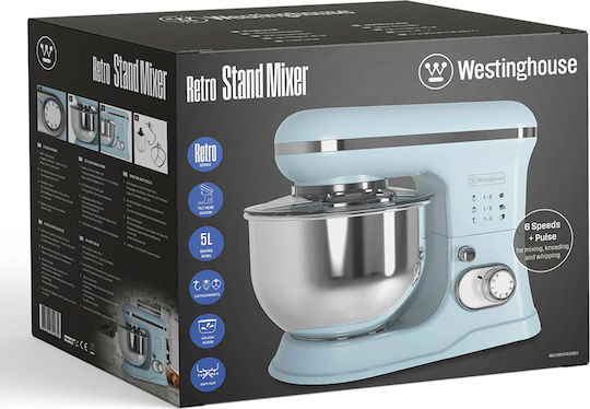 Westinghouse Κουζινομηχανή 1200W με Ανοξείδωτο Κάδο 5lt