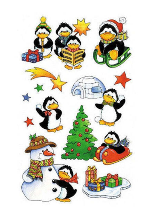 Bsb Etichete De Crăciun Magic Christmas – Pinguini De Crăciun