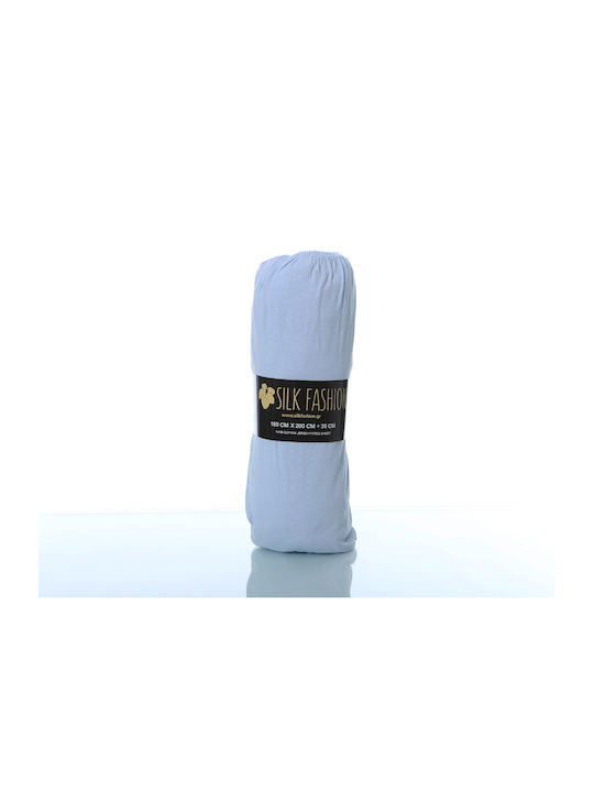 Silk Fashion Sheet Super-Double with Elastic 160x200+35cm. Siel