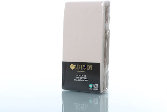 Silk Fashion Σετ με Φάσα Light Beige 50x70cm 5206978123481 Silk Fashion Σετ με Φάσα Light Beige 50x70cm 5206978123481