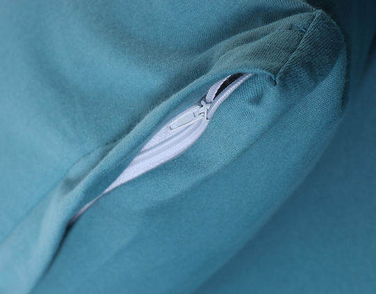 Silk Fashion Сет Калъфки за Възглавници с корица за плик Петрол 50x70см.