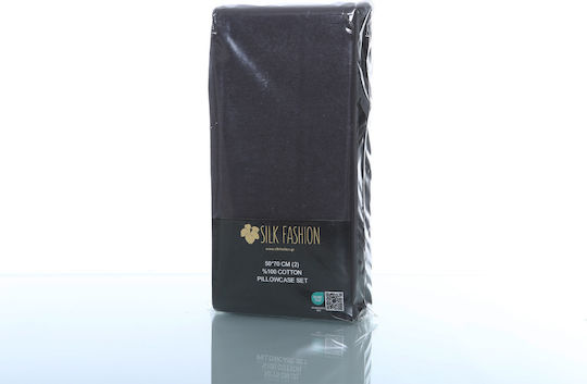Silk Fashion Σετ με Φάσα Dark Grey 50x70cm 5206978123450 Silk Fashion Σετ με Φάσα Dark Grey 50x70cm 5206978123450