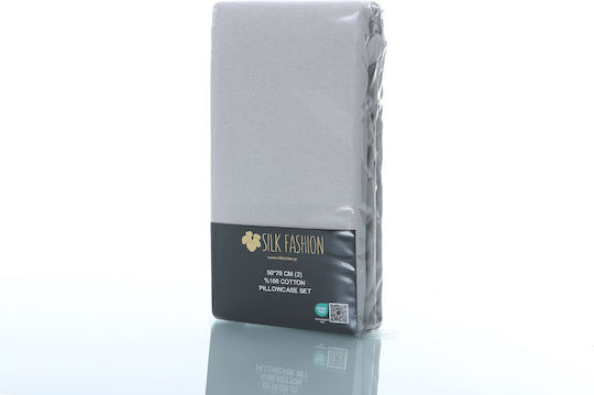 Silk Fashion Σετ με Φάσα Light Grey 50x70cm 5206978123405 Silk Fashion Σετ με Φάσα Light Grey 50x70cm 5206978123405