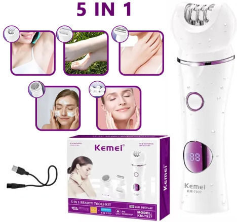Kemei Σετ Αποτρίχωσης Epilator για Σώμα & Μπικίνι KM-7937